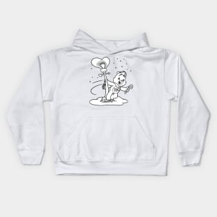 care bears spin around Kids Hoodie